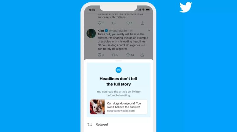 Twitter Is Bringing Its ‘Read Before You Retweet’ Prompt to All Users