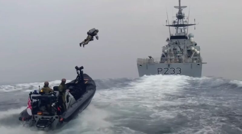 The Royal Navy Is Testing Using Jet Suits to Fight High-Seas Piracy
