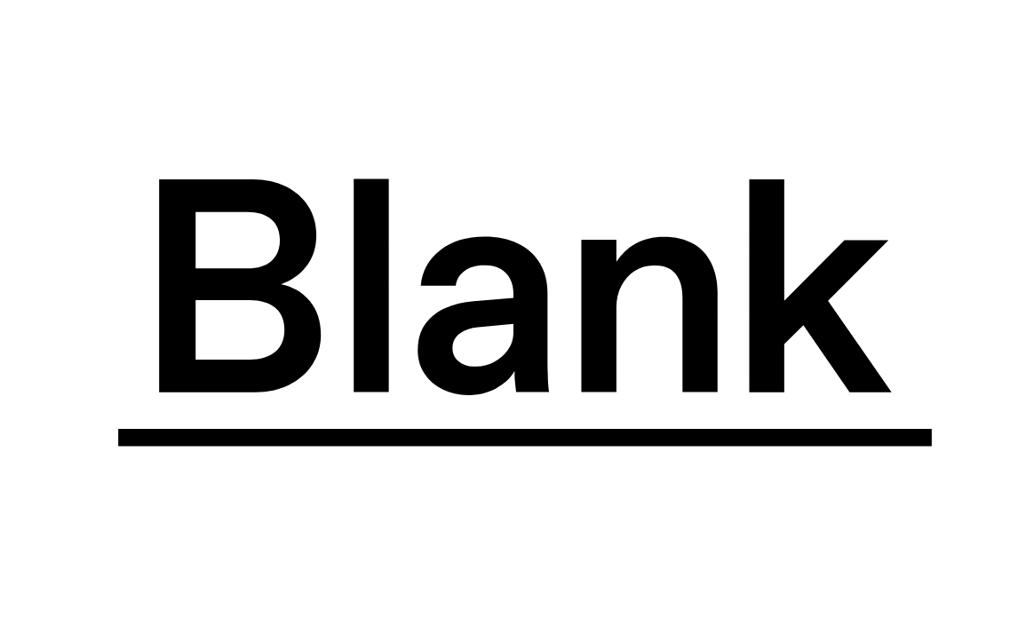 blank