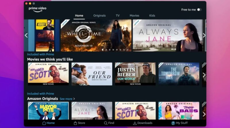 Amazon Releases Native Prime Video App for macOS