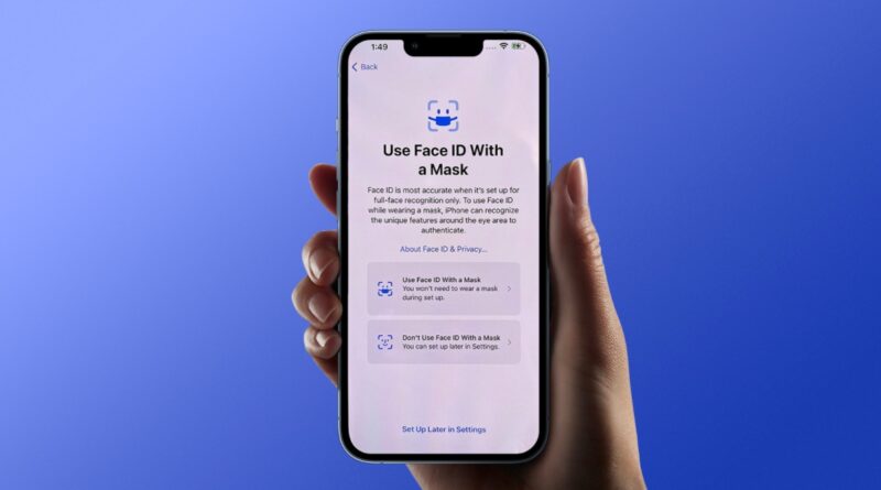 iOS 15.4 Enables Face ID Support While Wearing a Mask, No Apple Watch Required