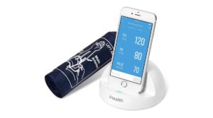 iHealth Ease Wireless Bluetooth Blood Pressure Monitor, Digital Upper Arm Blood Pressure Cuff Kit -Includes Rechargeable Battery, Accurate Adjustable Digital Blood Pressure Machine