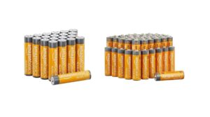 Amazon Basics 48 Pack AA High-Performance Alkaline Batteries, 10-Year Shelf Life, Easy to Open Value Pack & 20 Pack AAA High-Performance Alkaline Batteries, 10-Year Shelf Life,Easy to Open Value Pack