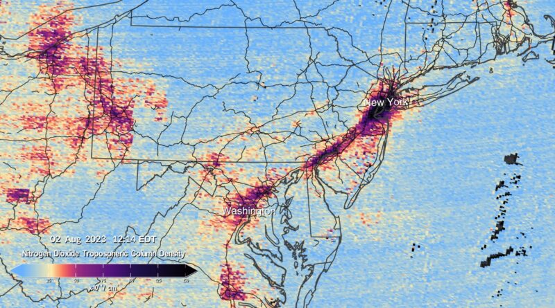 NASA Produces Pollution Monitoring Images of US