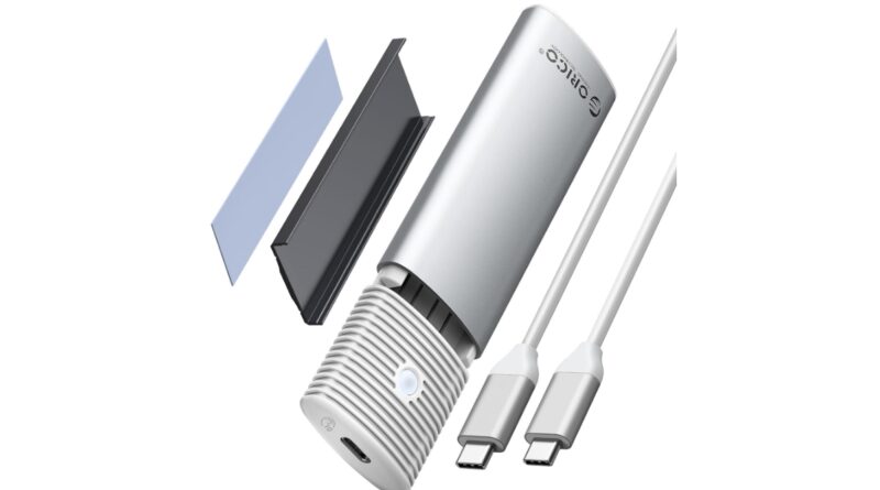 ORICO M.2 NVMe SATA SSD Enclosure Adapter Tool-Free, USB C 3.2 Gen 2 10Gbps NVMe, 5Gbps NGFF SATA PCIe M-Key(B+M Key) 2230/2242/2260/2280, Aluminum External M2 Reader Support UASP Trim- PWDM2-WH