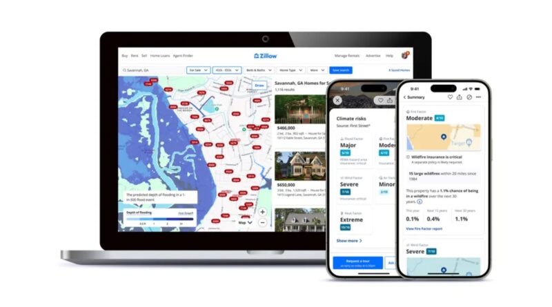 Zillow Starts Showing Climate Risks for US Properties