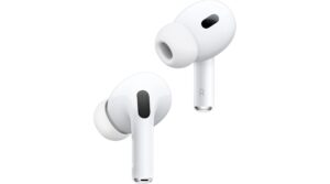 Apple AirPods Pro 2 Wireless Earbuds, Bluetooth Headphones, Active Noise Cancellation, Hearing Aid Feature, Transparency, Personalized Spatial Audio, High-Fidelity Sound, H2 Chip, USB-C Charging