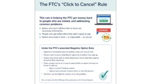 FTC Announces Final Click to Cancel Rule for Subscriptions