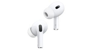 Apple AirPods Pro 2 Wireless Earbuds, Active Noise Cancellation, Hearing Aid Feature, Bluetooth Headphones, Transparency, Personalized Spatial Audio, High-Fidelity Sound, H2 Chip, USB-C Charging