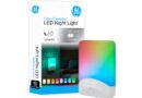 GE Color-Changing LED Night Light, Plug Into Wall, Dusk to Dawn Sensor, Ambient Lighting, for Bedroom, Childrens Room, Nursery, Safety Rated, 1 pack, 34693