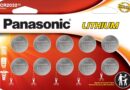 Panasonic CR2032 3.0 Volt Long Lasting Lithium Coin Cell Batteries in Child Resistant, Standards Based Packaging, 10 Pack