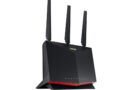 ASUS RT-AX86U Pro (AX5700) Dual Band WiFi 6 Extendable Gaming Router, 2.5G Port, Gaming Port, Mobile Game Mode, Port Forwarding, Subscription-free Network Security, VPN, AiMesh Compatible