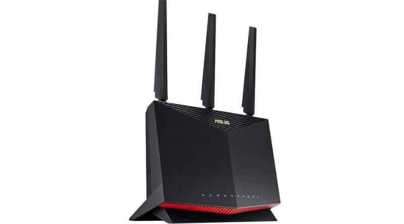 ASUS RT-AX86U Pro (AX5700) Dual Band WiFi 6 Extendable Gaming Router, 2.5G Port, Gaming Port, Mobile Game Mode, Port Forwarding, Subscription-free Network Security, VPN, AiMesh Compatible